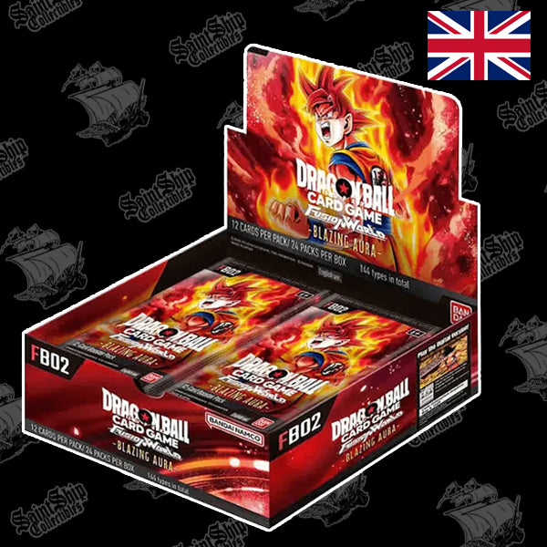 DragonBall Card Game Fusion World FB02 Blazing Aura Booster Box SaintShip Collectibles DragonBall Card Game Fusion World FB02 Blazing Aura Booster Box SaintShip Collectibles