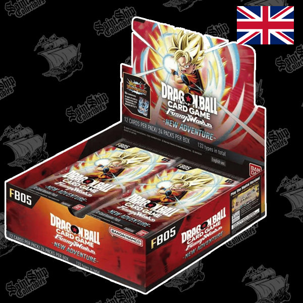 DragonBall Card Game Fusion World FB05 New Adventure Booster Box