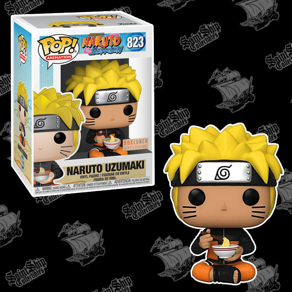 Funko Pop! Naruto Shippuden : Naruto Uzumaki avec des nouilles #823 - BoxLunch