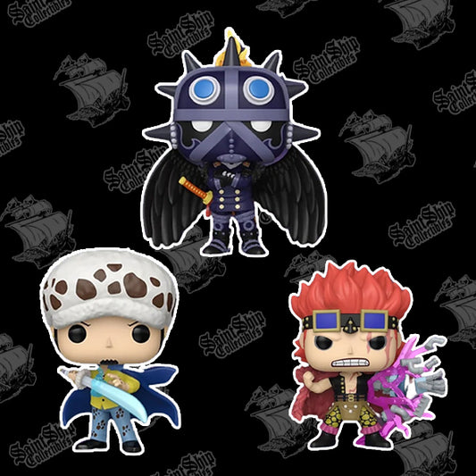 Funko Pop! One Piece: Bundle S10 King, Trafalgar Law, Eustass Kid