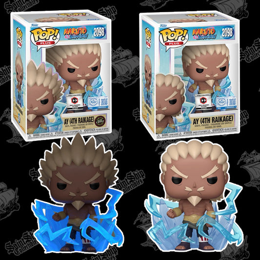 Funko Pop! Naruto Shippuden: Ay (4th Raikage) Regular + Chase Glow in the Dark #2098 - Chalice PR (Pre-order)