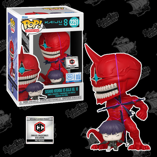 Funko Pop! Kaiju No.8: Soshiro vs. Kaiju No.10 #2251 - Chalice PR (Pre-Order)
