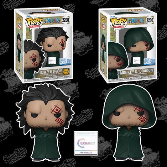 Funko Pop! One Piece: Monkey D Dragon Regular + Chase #2206 - Chrono Toys PR (Pre-Order)