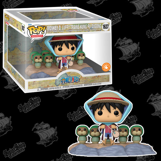 Funko Pop! One Piece: Monkey D. Luffy Trains Kung Fu Dugong #1637 - Crunchyroll Exclusive