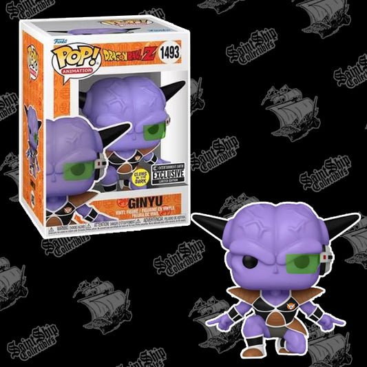 Funko Pop! Dragon Ball Z (DBZ) : Ginyu brille dans le noir #1493 - Entertainment Earth Exclusive