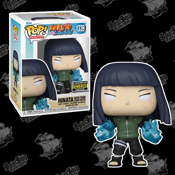Funko Pop! Naruto Shippuden : Hinata avec les poings jumeaux du lion #1339 - Exclusivité Entertainment Earth