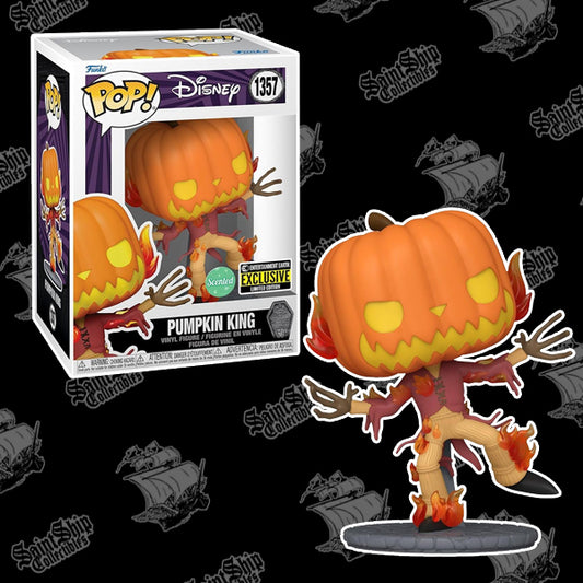 Funko Pop! L'Étrange Noël de Monsieur Jack 30e anniversaire : Scented Pumpkin King #1357 - Entertainment Earth Exclusive