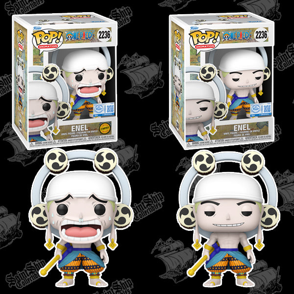 Funko Pop! One Piece: Enel Chase + Regular #2236 - SDCC 2025 Shared