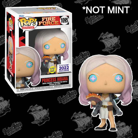 Funko Pop! Fire Force: Princess Hibana Glow in the Dark #1095 - Funimation 2022 - NOT MINT