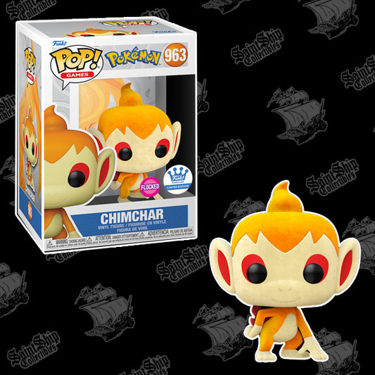 Funko Pop! Pokemon: Chimchar flocked #963 - Funko Shop