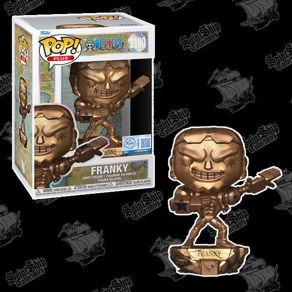 Funko Pop! One Piece: Franky Bronze Statue #2180 - Funko Shop