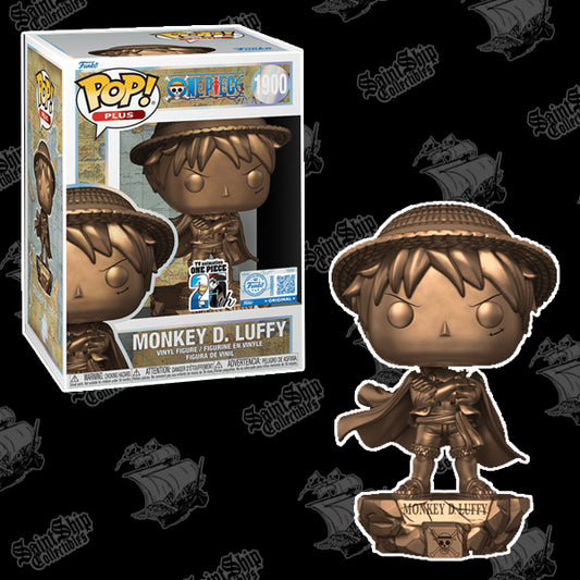 Funko Pop! One Piece: Monkey D. Luffy Bronze Statue 25th #1900 - Funko Shop