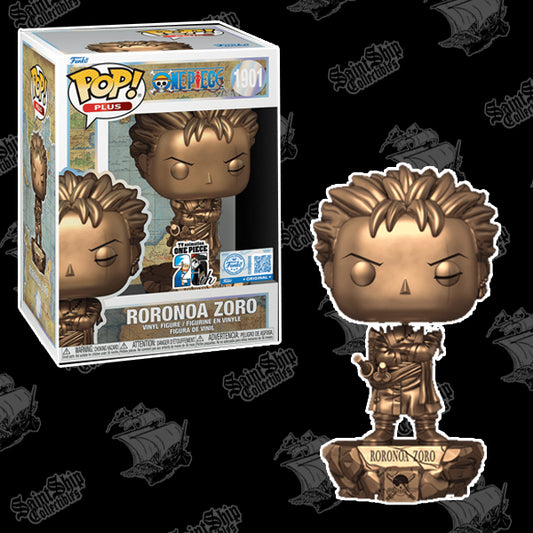 Funko Pop! One Piece: Roronoa Zoro Bronze Statue 25th #1901 - Funko Shop