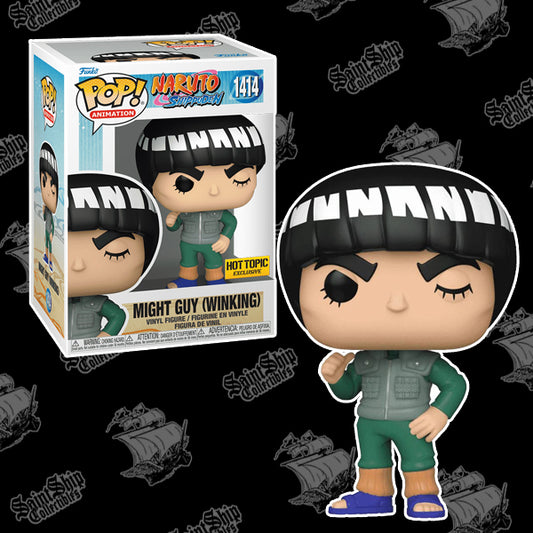Funko Pop! Naruto Shippuden : Might Guy Winking #1414 – Sujet brûlant