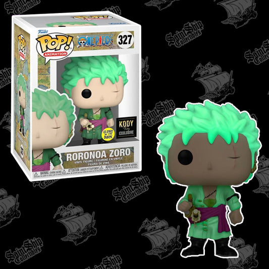 Funko Pop! One Piece: Roronoa Zoro Glow in the Dark #327 - Kody