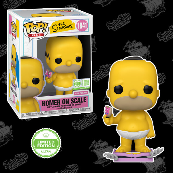 Funko Pop! The Simpsons: Homer on Scale #1841 - Limited Edition 5000
