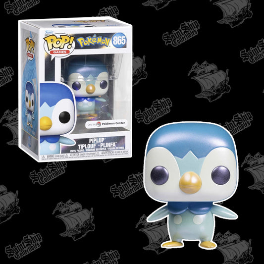 Funko Pop! Pokemon: Piplup Pearlescent #865 - Pokemon Center