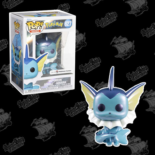 Funko Pop! Pokemon: Vaporeon Pearlescent #627 - Pokemon Center
