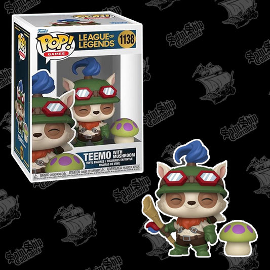 Funko Pop! League of Legends: Teemo with Mushroom #1138 (Pre-Order)