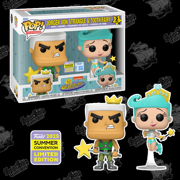 Funko Pop! Odd parents (Fantagenitori): Jorgen Von Strangle & Thooth Fairy 2 pack - SDCC 2025 Shared