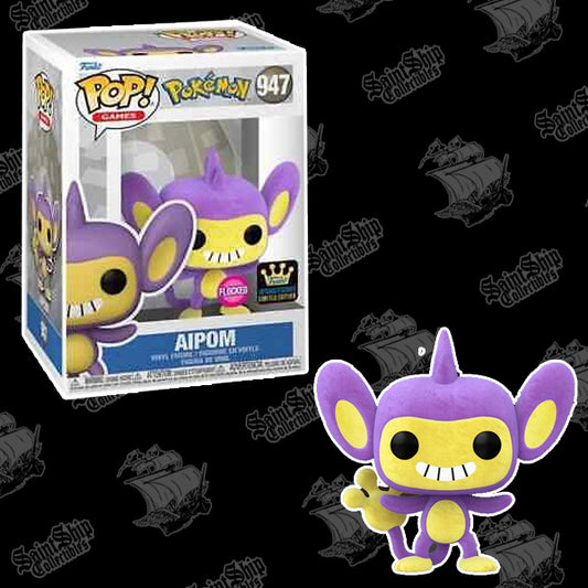 Funko Pop! Pokemon: Aipom Flocked #947 - Speciality Series Exclusive