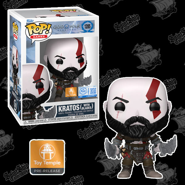 Funko Pop! God of War: Kratos with Blades #1285 - Toy Temple PR (Pre-Order)