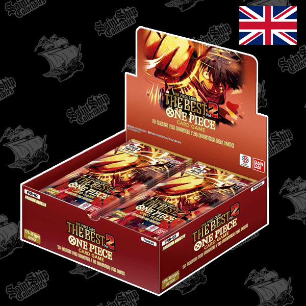 One Piece Card Game Booster Box PRB02 The Best Vol 2 SaintShip Collectibles One Piece Card Game Booster Box PRB02 The Best Vol 2 SaintShip Collectibles