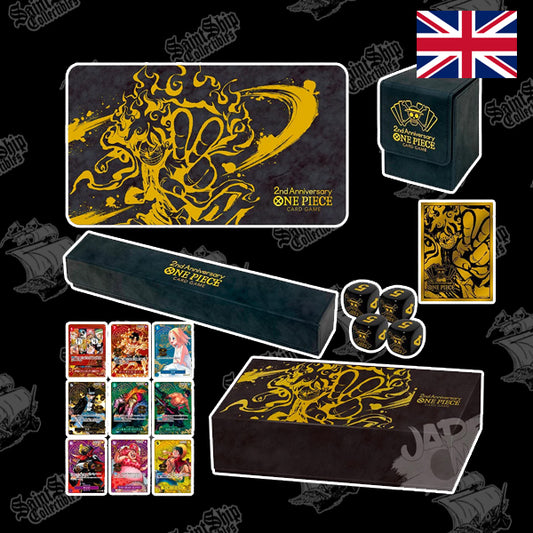 One Piece Card Game English Version Japanese 2nd Year Anniversary Set