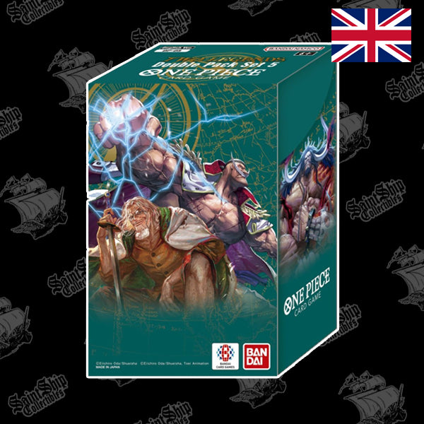 One Piece Card Game Double Pack Set Vol.5 - DP 05 (8x Display) SaintShip Collectibles One Piece Card Game Double Pack Set Vol.5 - DP 05 (8x Display) SaintShip Collectibles
