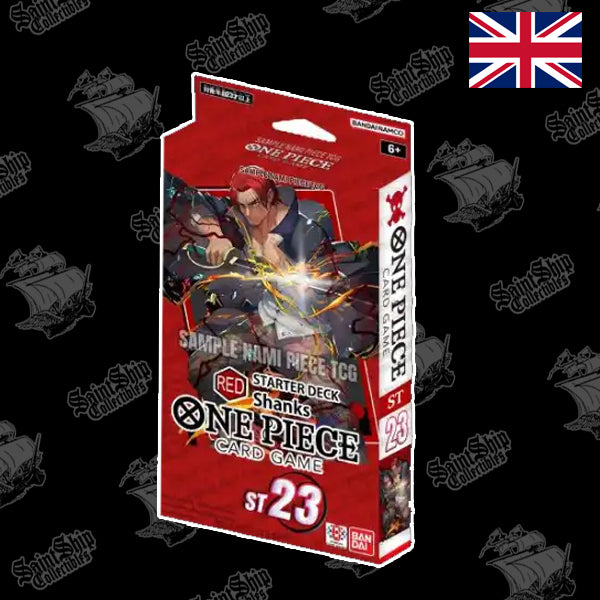 One Piece Card Game Starter Deck ST-23 Red Shanks SaintShip Collectibles One Piece Card Game Starter Deck ST-23 Red Shanks SaintShip Collectibles