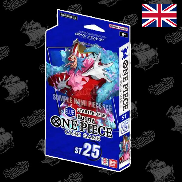 One Piece Card Game Starter Deck ST-25 Blue Buggy SaintShip Collectibles One Piece Card Game Starter Deck ST-25 Blue Buggy SaintShip Collectibles