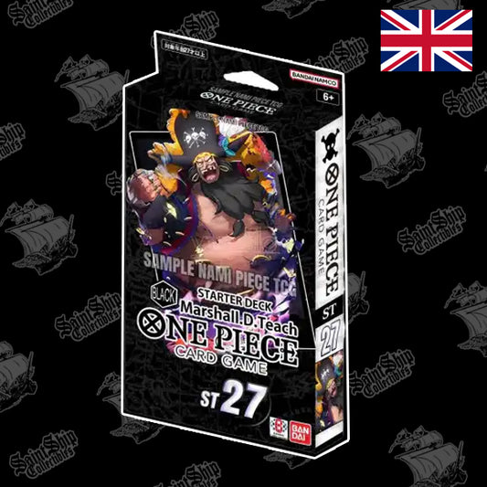 One Piece Card Game Starter Deck ST-27 Black Marshall.D.Teach