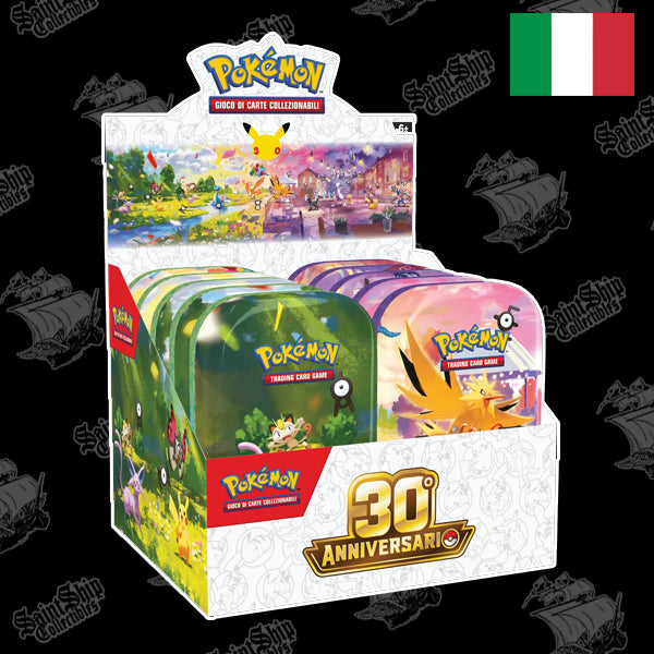 Pokemon 30° anniversario Display Mini Tin (ITA)