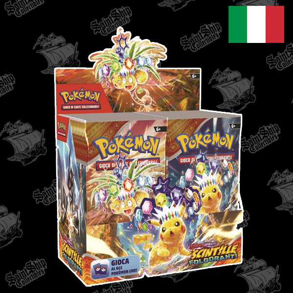 scintille folgoranti booster box Pokemon Scarlatto e Violetto: Scintille Folgoranti