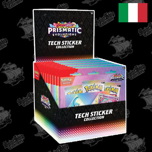 Pokemon Scarlatto e Violetto: Evoluzioni Prismatiche - Display Collezione Adesivi (ITA)