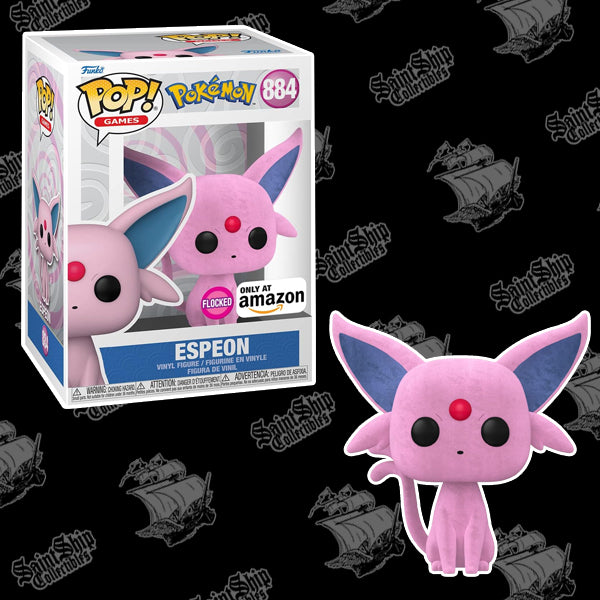 Funko Pop! Pokemon: Espeon Flocked #884 - Amazon Exclusive