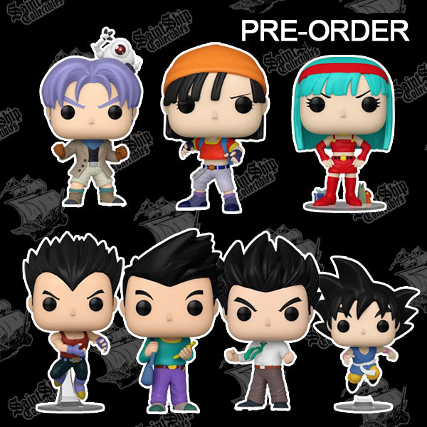 Funko Pop! Bundle Dragon Ball GT: Trunk & Gill, Pan, Bulla, Vegeta, Goten, Gohan, Goku (Pre-Order)