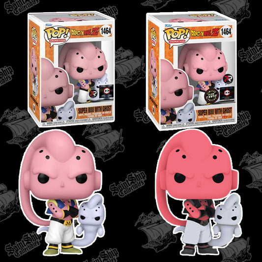 Funko Pop! Dragon Ball Z (DBZ): Super Buu with Ghost Regular + Chase #1464 - Chalice Exclusive PR