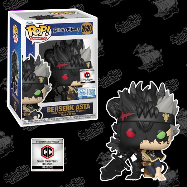 Funko Pop! Black Clover: Berserk Asta #2620 - Chalice PR (Pre-Order)