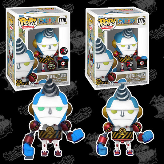 Funko Pop! One Piece: General Franky regular + Chase Glow in the Dark #1776 - Chalice Exclusive PR