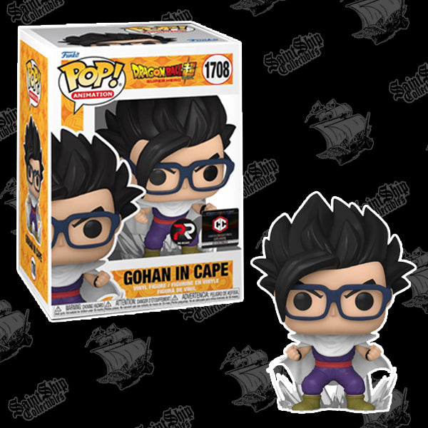 Funko Pop! Dragon Ball Super: Gohan in Cape #1708 - Chalice Exclusive PR