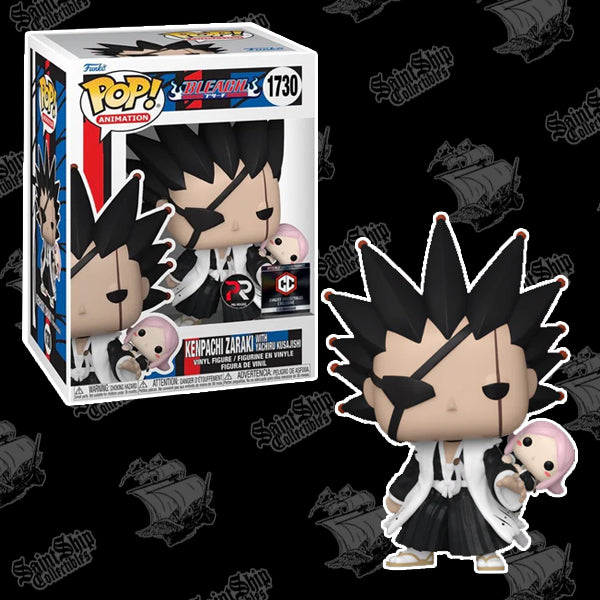 Funko Pop! Bleach: Kenpachi Zaraki With Yachiru Kusajishi #1730 - Chalice Exclusive PR