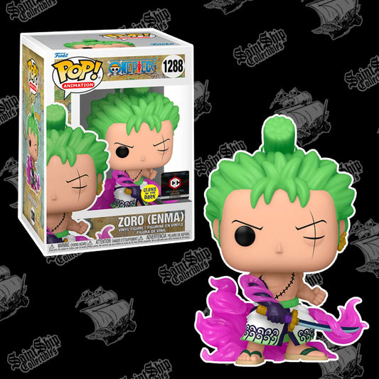 Funko Pop! One Piece: Zoro (Enma) Glow in the Dark #1288 - Chalice Exclusive