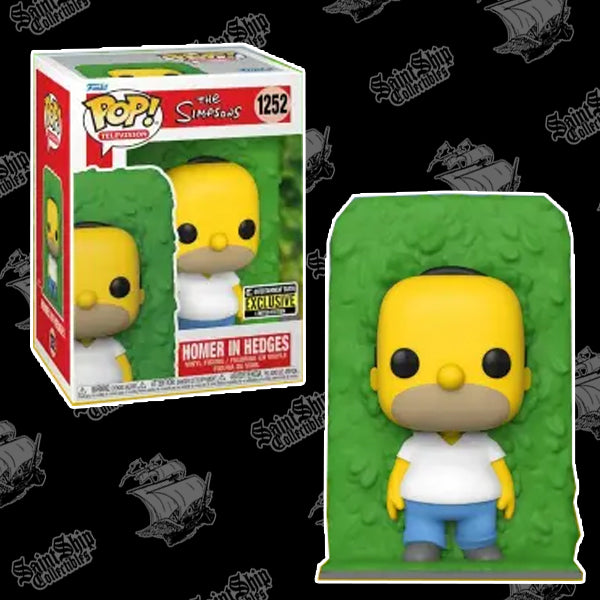 Funko Pop! Les Simpsons : Homer in Hedges #1252 - Exclusivité Entertainment Earth