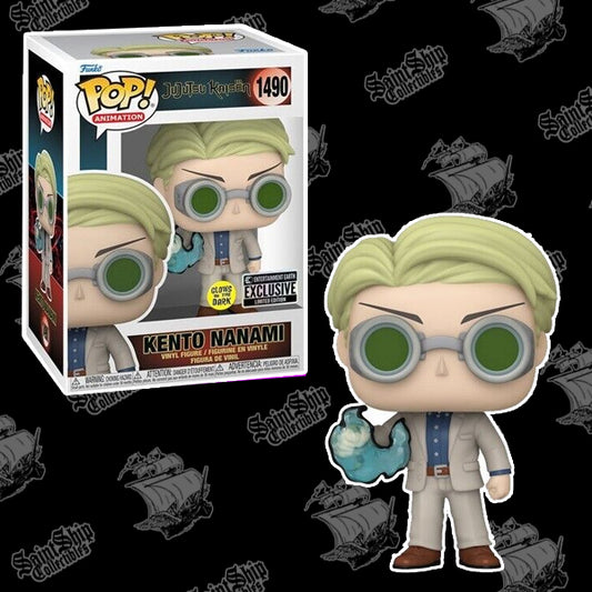 Funko Pop! Jujutsu Kaisen: Kento Nanami Glow in the Dark #1490 - Entertainment Earth