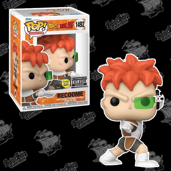 Funko Pop! Dragon Ball Z (DBZ): Recoome Glow in the Dark #1492 - Entertainment Earth Exclusive