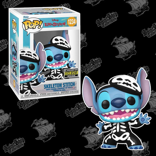 Funko Pop! Lilo & Stitch: Skeleton Stitch #1234 - Entertainment Earth Exclusive