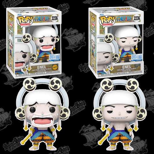 Funko Pop! One Piece: Enel Chase + Regular #2236 - Funko QR