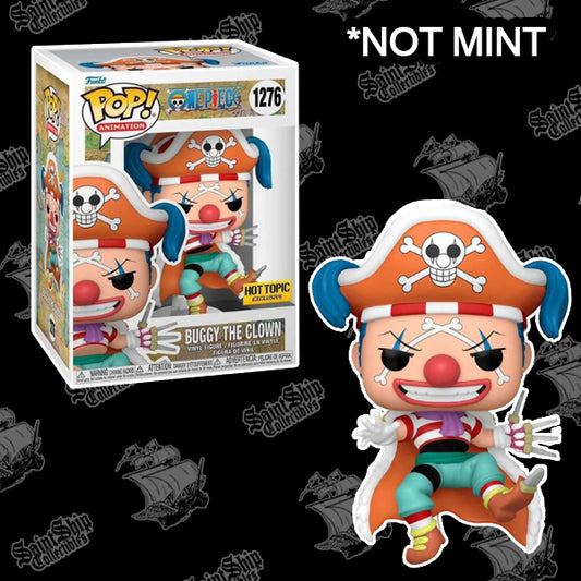 Funko Pop! One Piece: Buggy The Clown #1276 - Hot Topic - NOT MINT