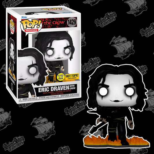 Funko Pop! The Crow: Eric Draven with Crow #1429 - Hot Topic